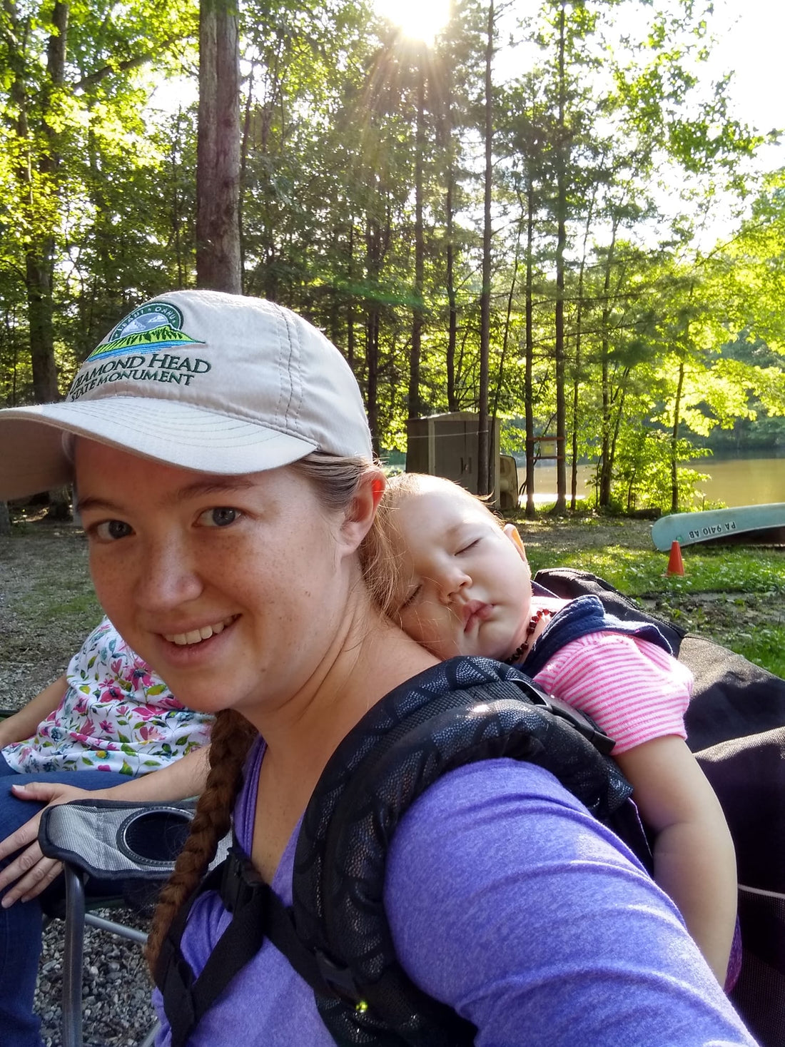 Survive her first camping trip!