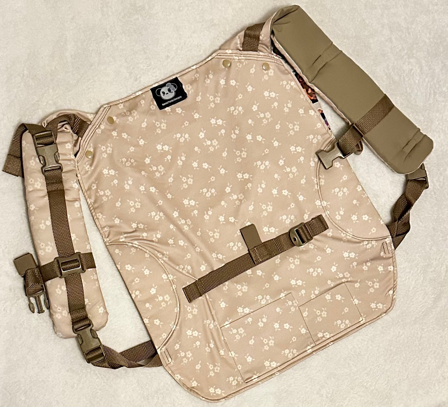 Beige Florals - Mer Duo Onbuhimo
